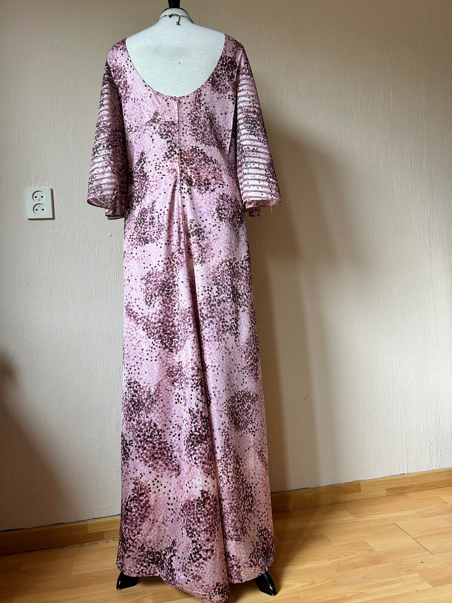 Butterfly sleeve maxi dress