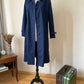 Vintage navy trench-coat 70s