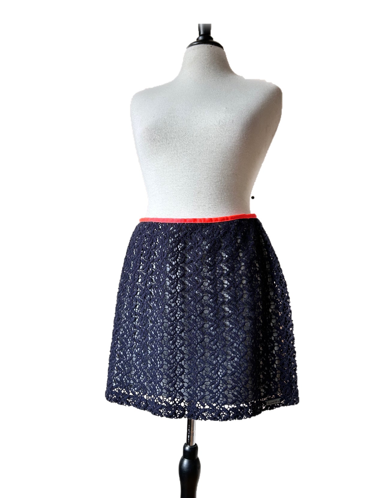 Superdry lace mini skirt