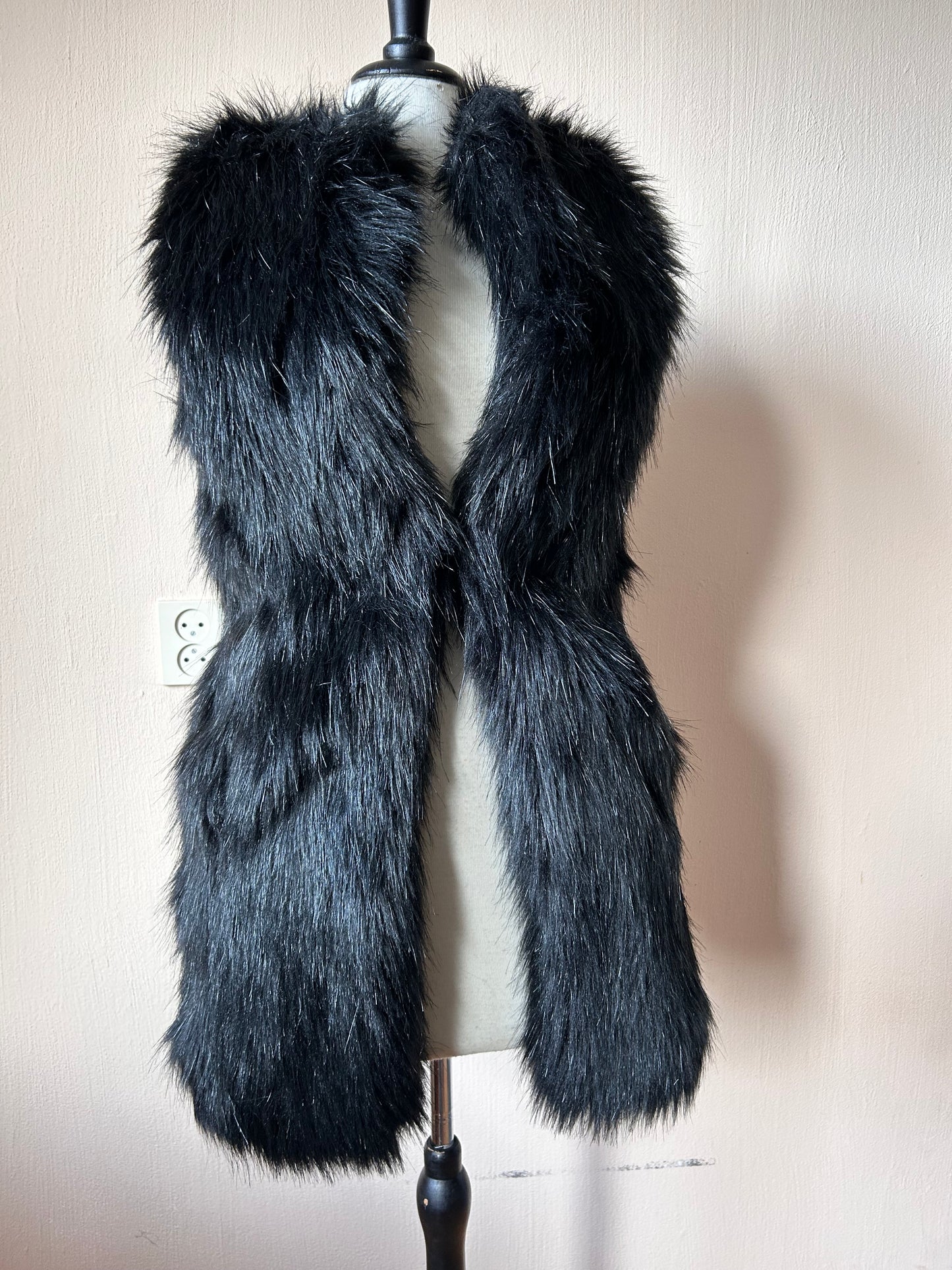 Faux fur vest