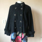 Rossella Carrara 100% Wool Embroidered Double-Breasted Coat