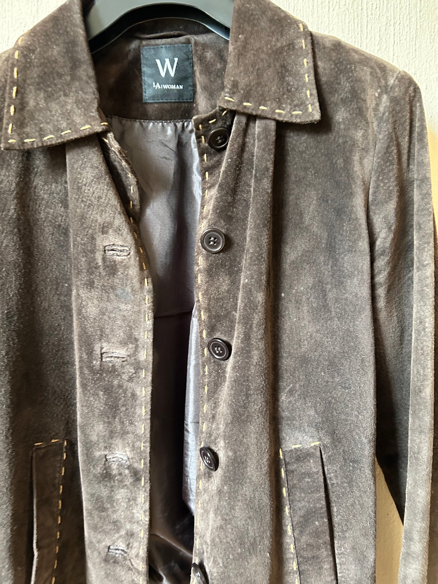 Vintage brown suede jacket