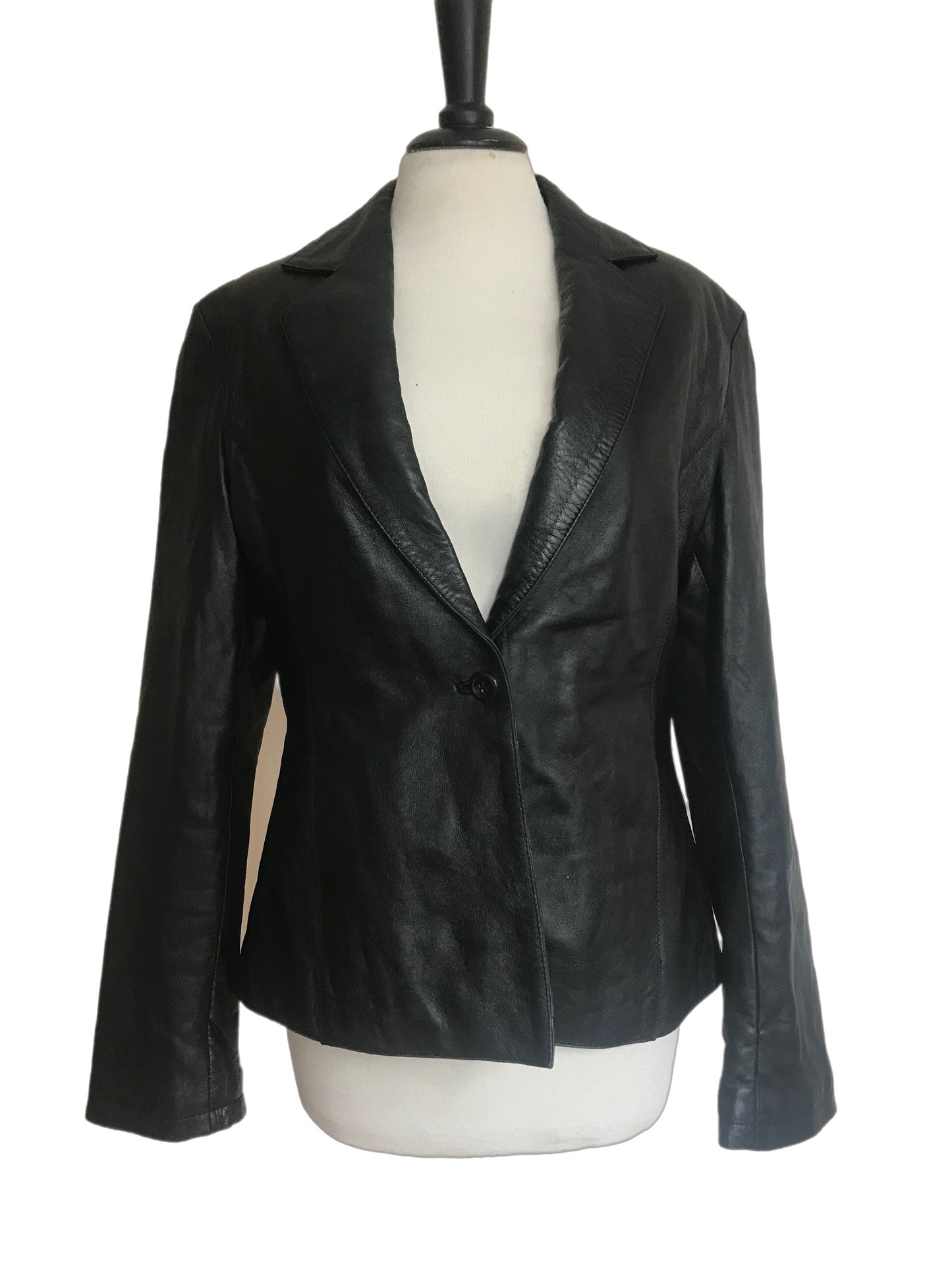 Reworked vintage leather jacket