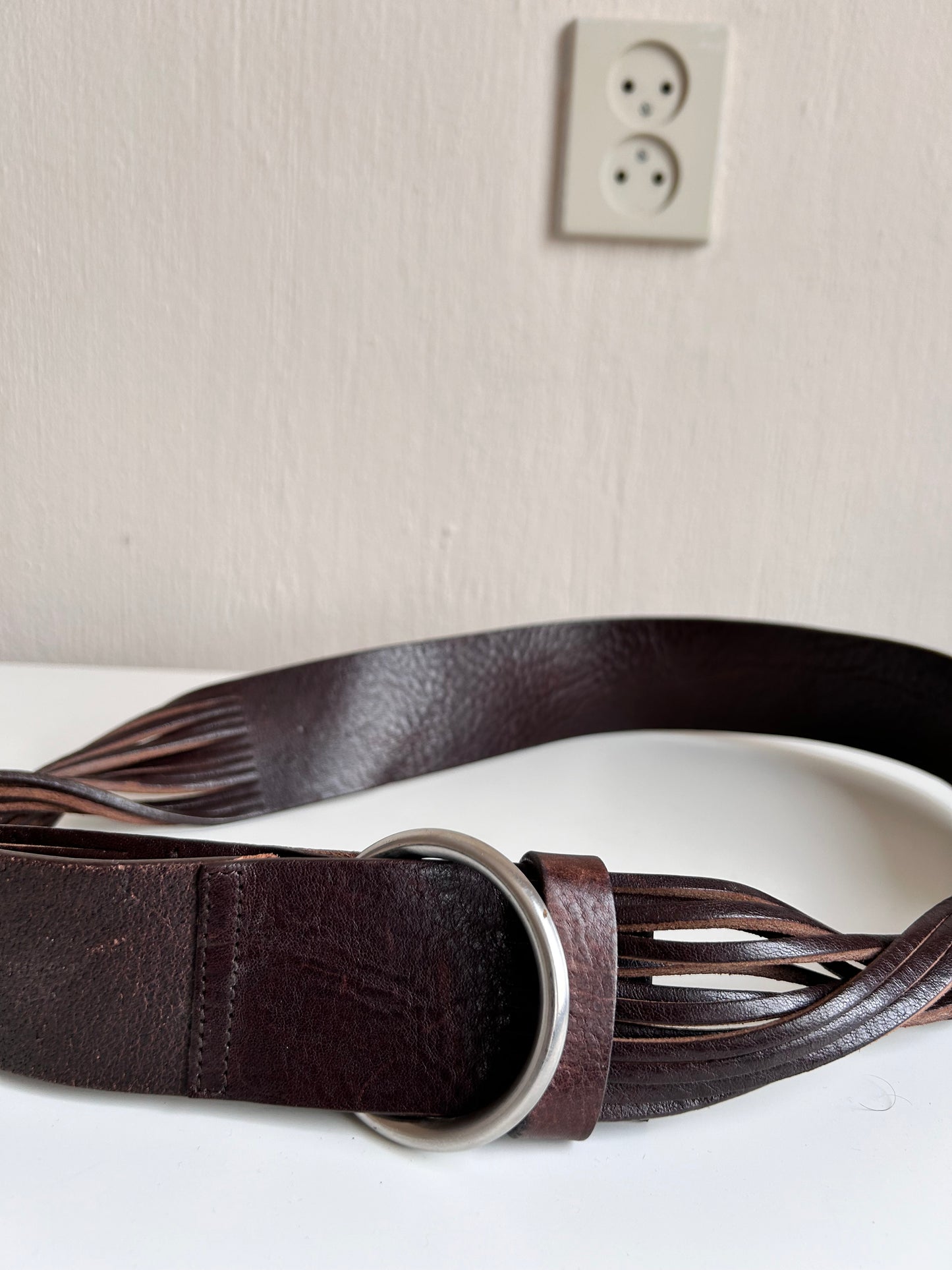 Vintage leather belt