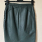 Vintage leather skirt