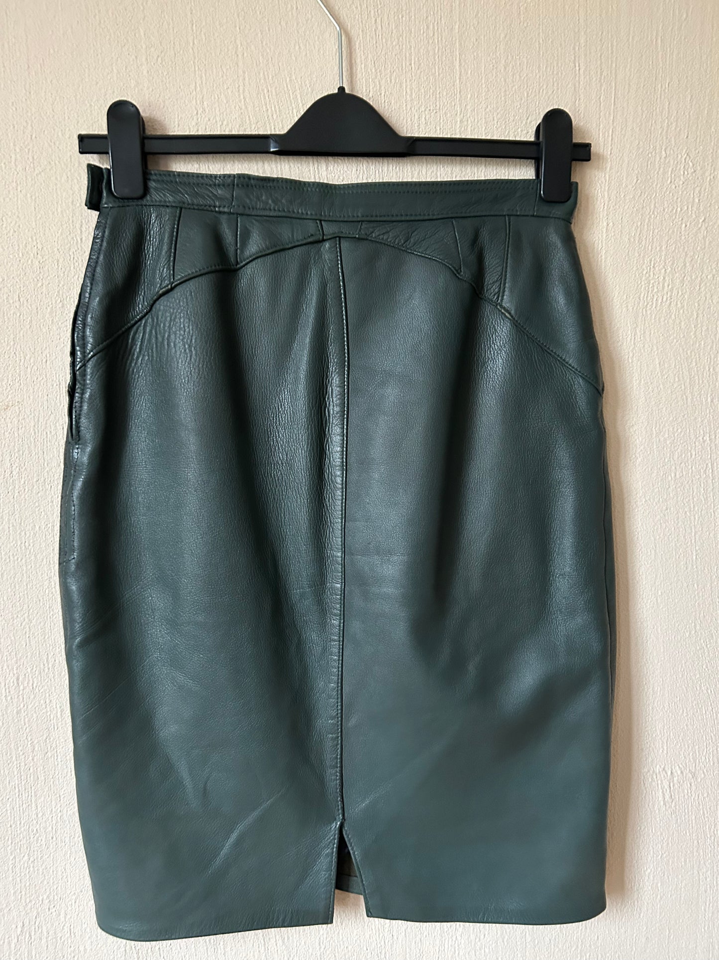 Vintage leather skirt