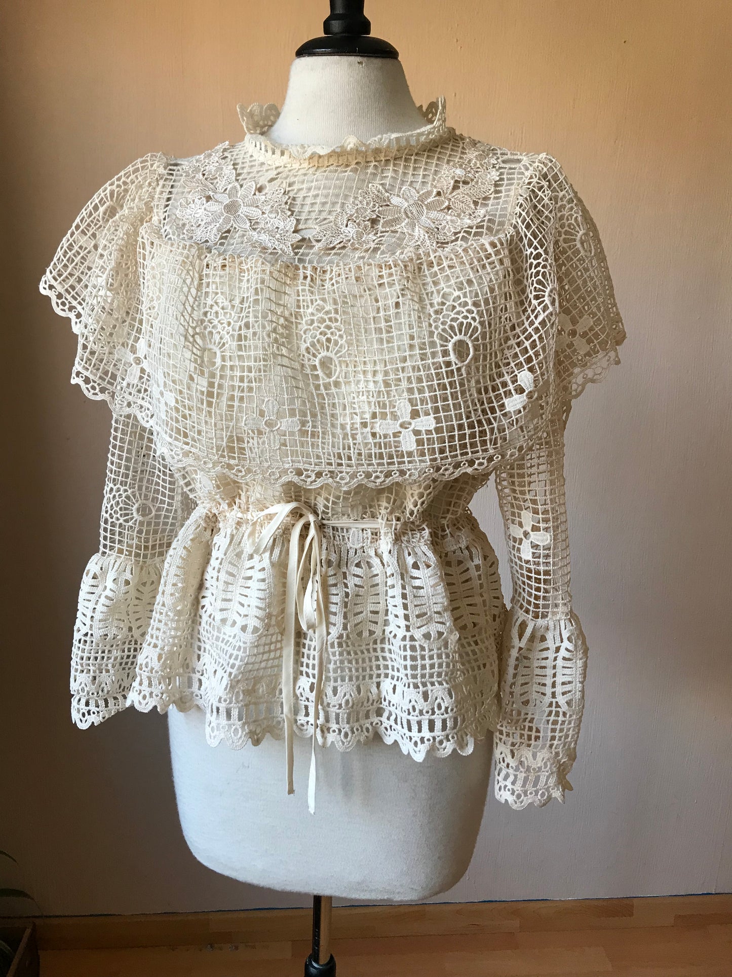 Vintage crochet blouse