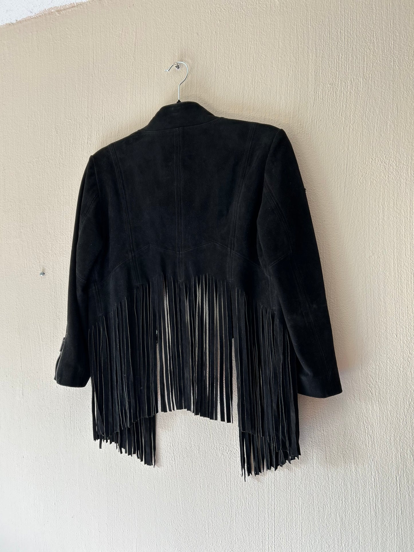 Superdry suede fringe jacket