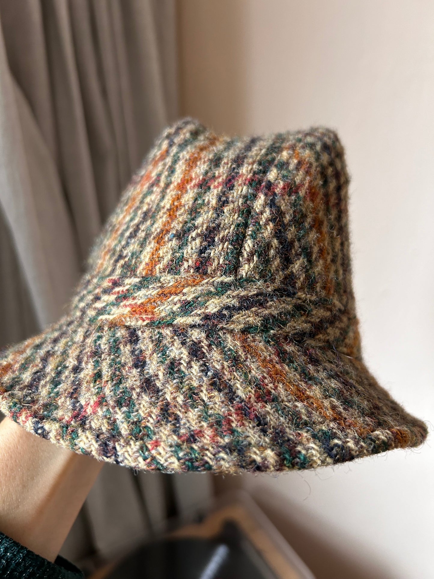 Vintage Derby plaid hat