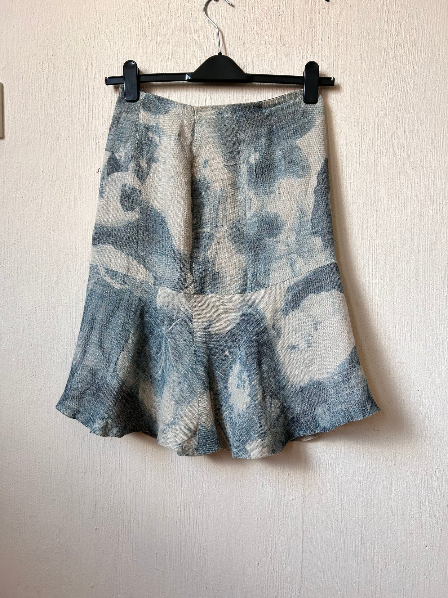 Charo Azcona linen skirt suit