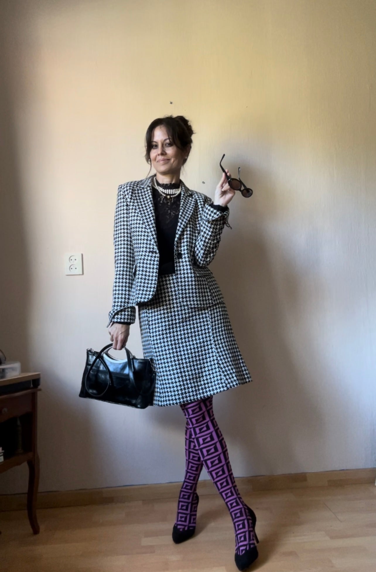 Houndstooth tailleur