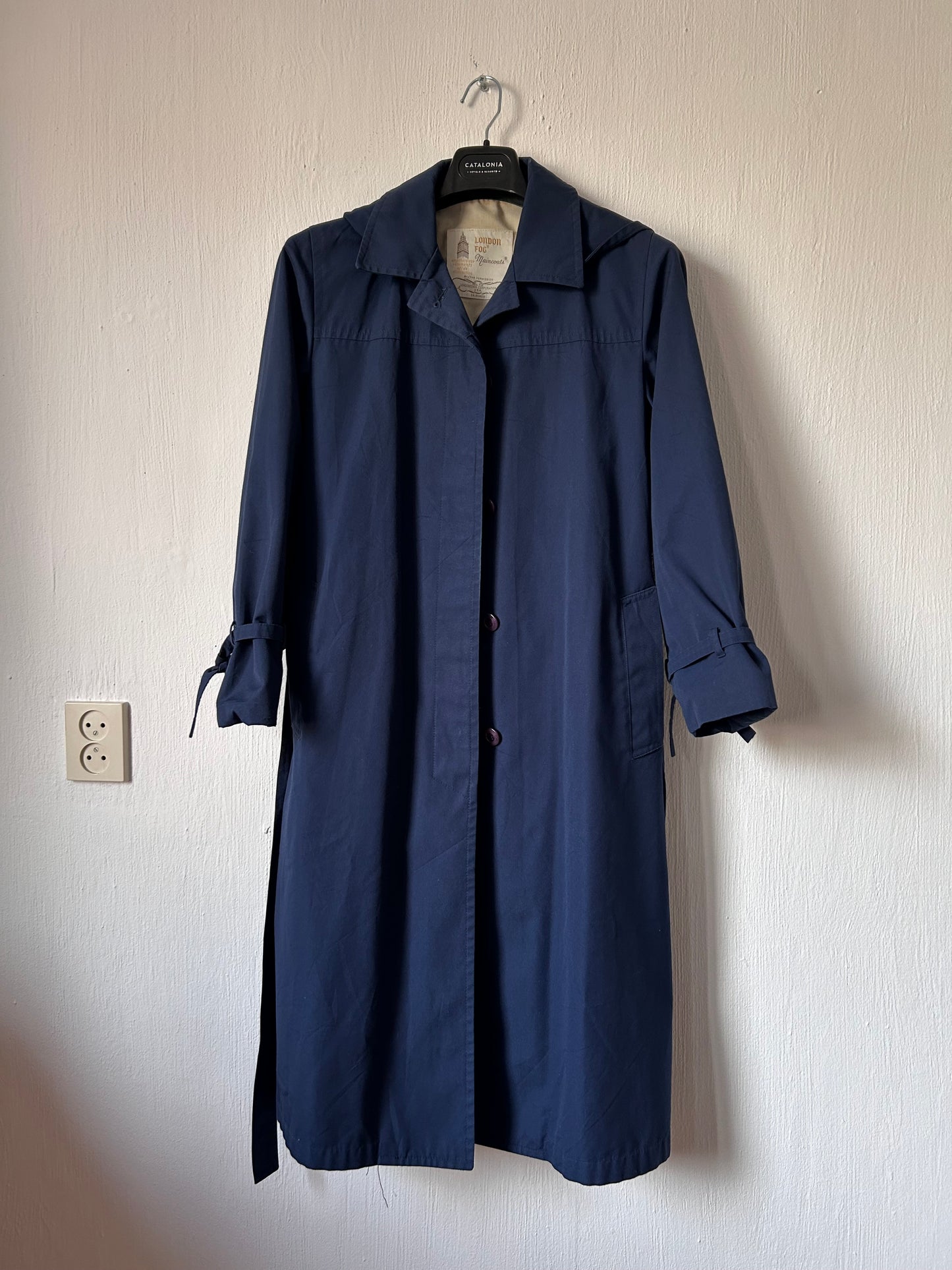 London Fog belted trench coat