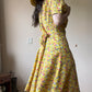 Vintage floral print dress