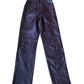 Vintage bordeaux leather pants