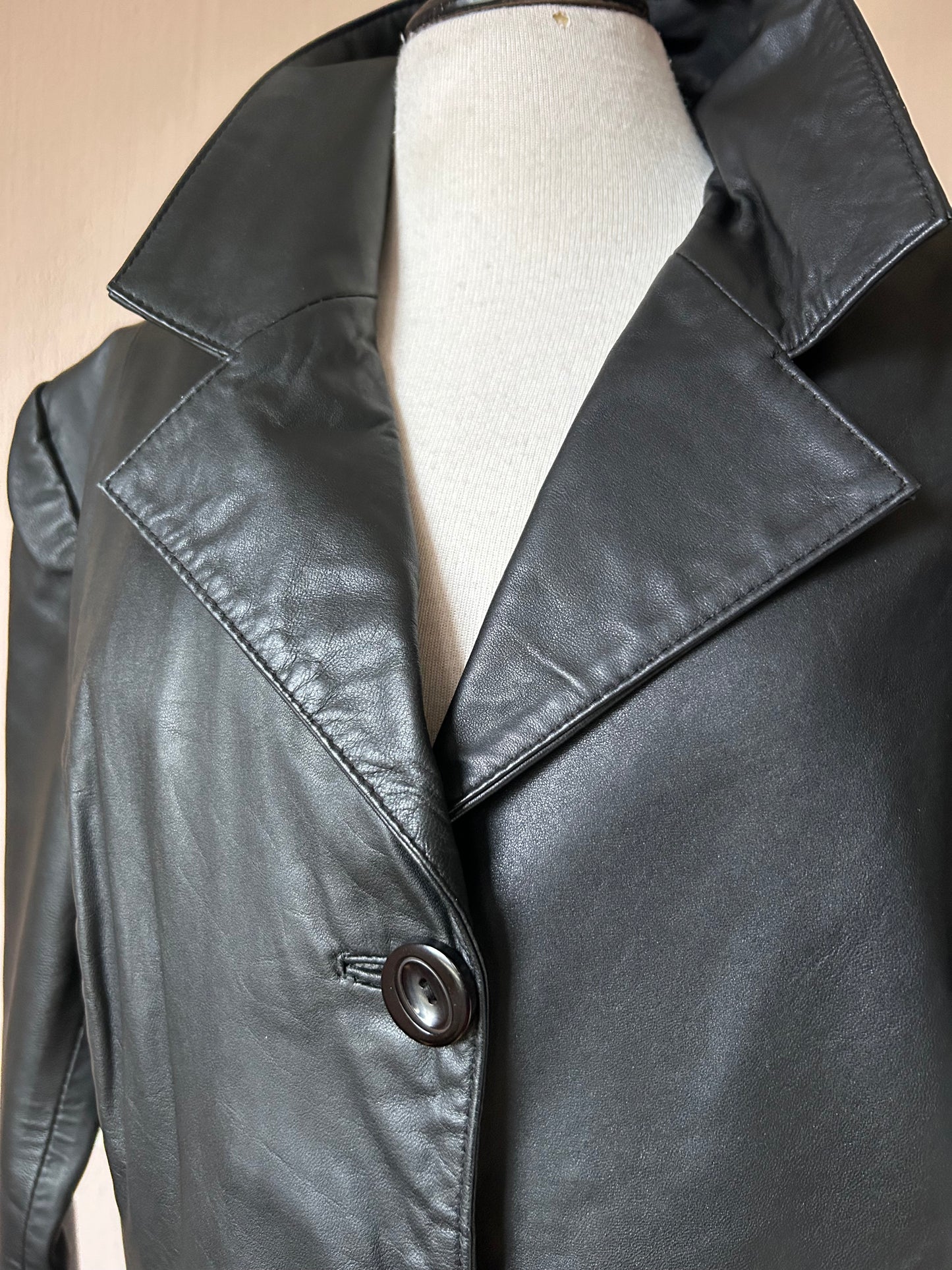 Vintage leather coat