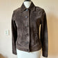 Vintage brown suede jacket