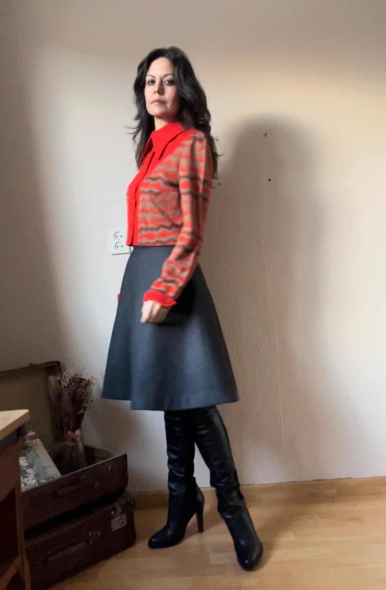 Miu Miu voilant skirt