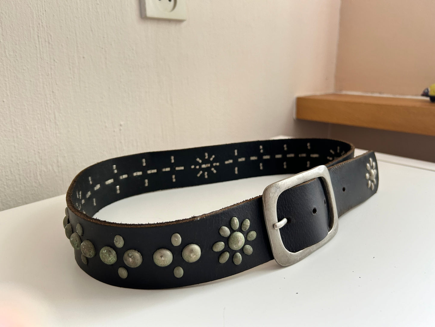 Vintage leather belt