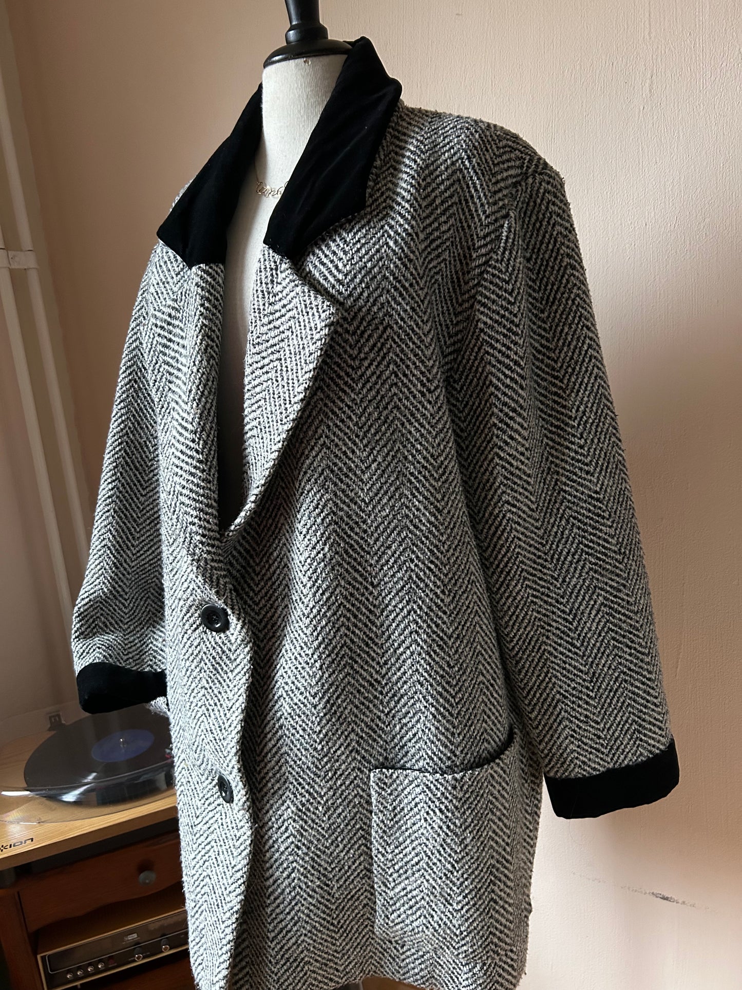 90s Vintage wool coat