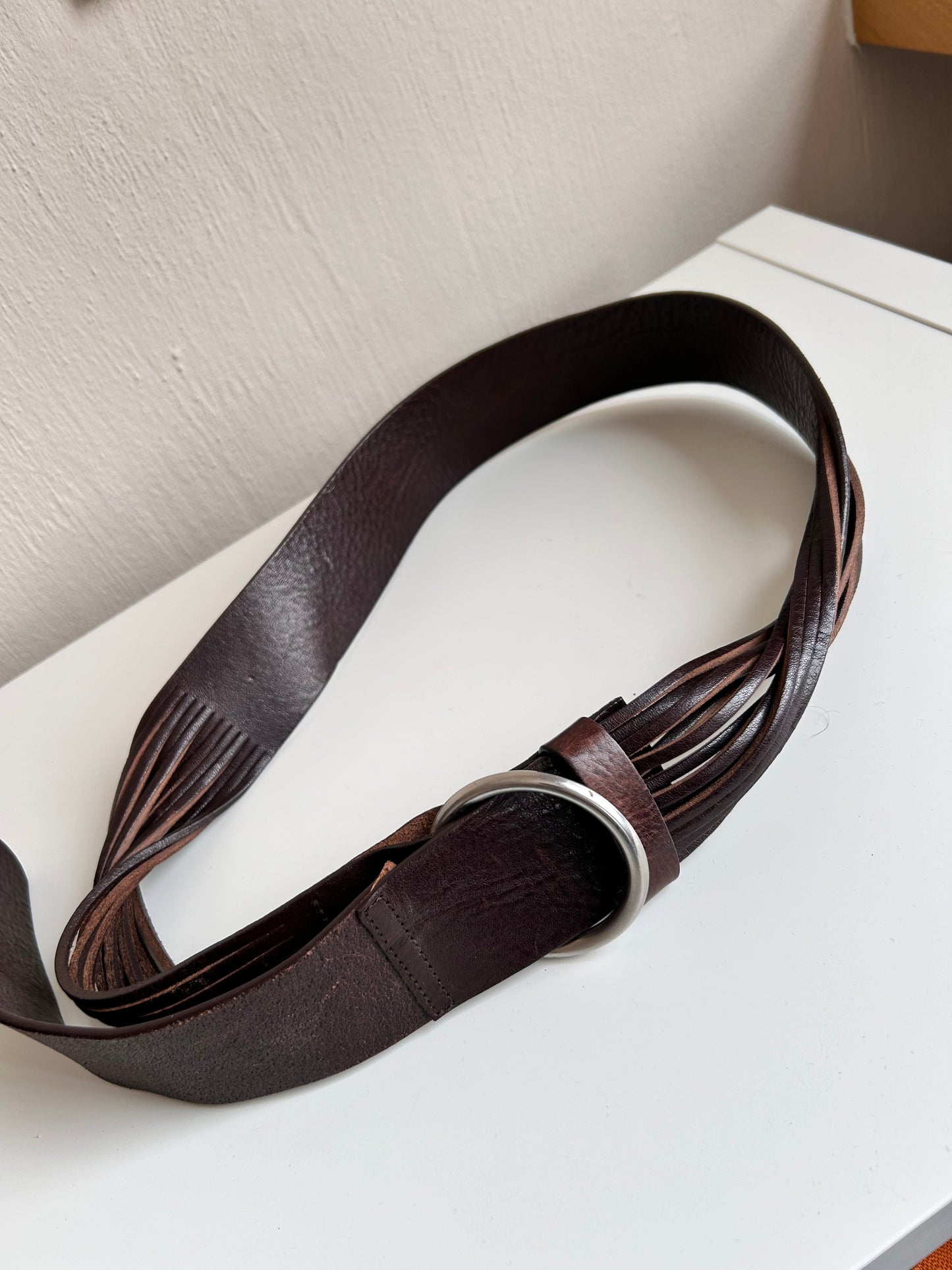 Vintage leather belt