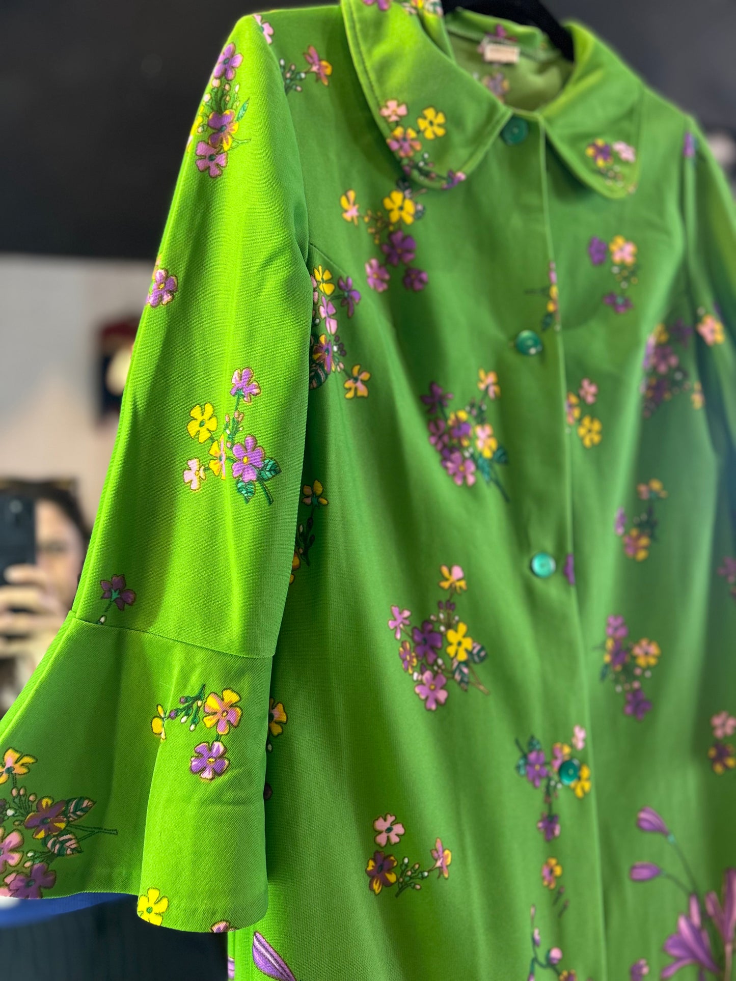 70s vintage dress XL