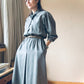 Belted wool dress