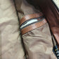 Vintage Brown Nappa Leather Bomber Jacket – Size 40 (M/L)