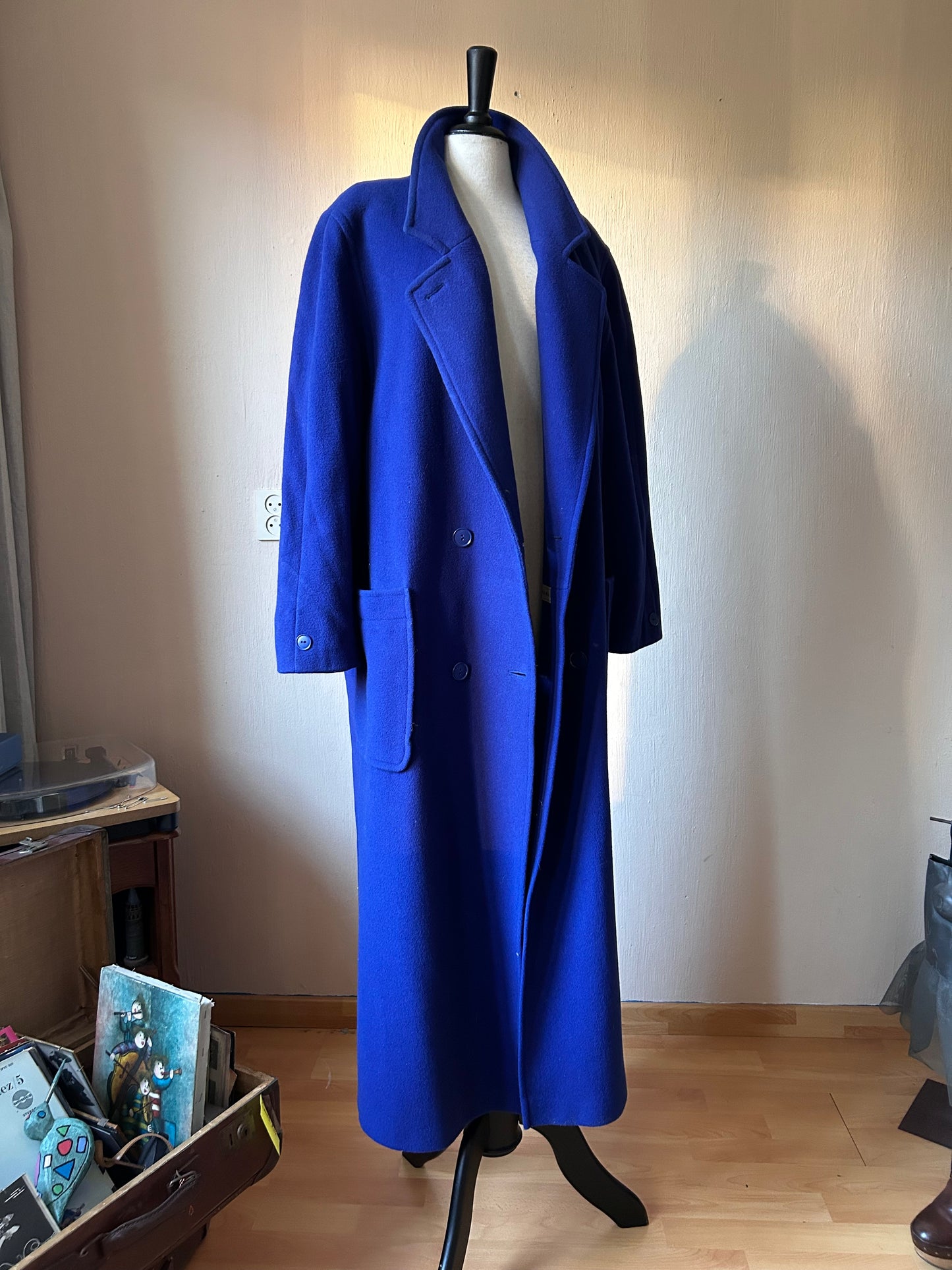 Vintage wool maxi coat