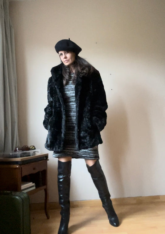 Vintage faux fur coat