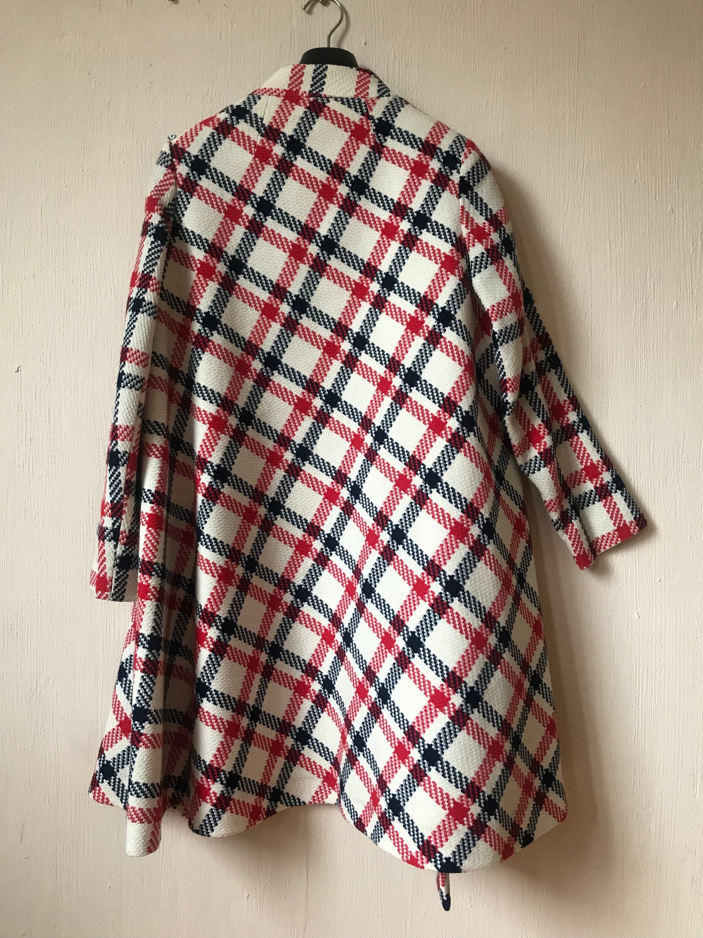 70s plaid coat