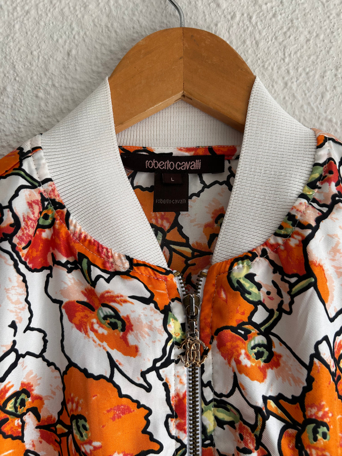 Roberto Cavalli zip-up Bomber