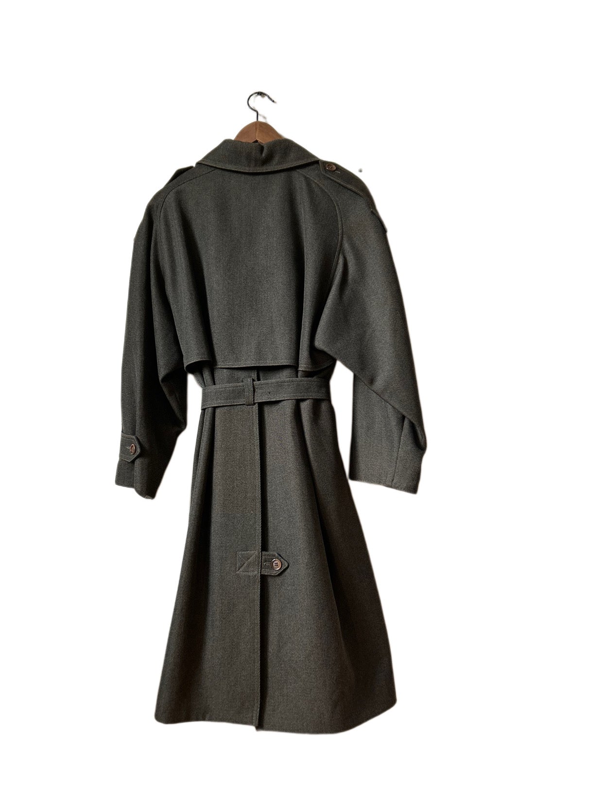 Vintage wool trench coat