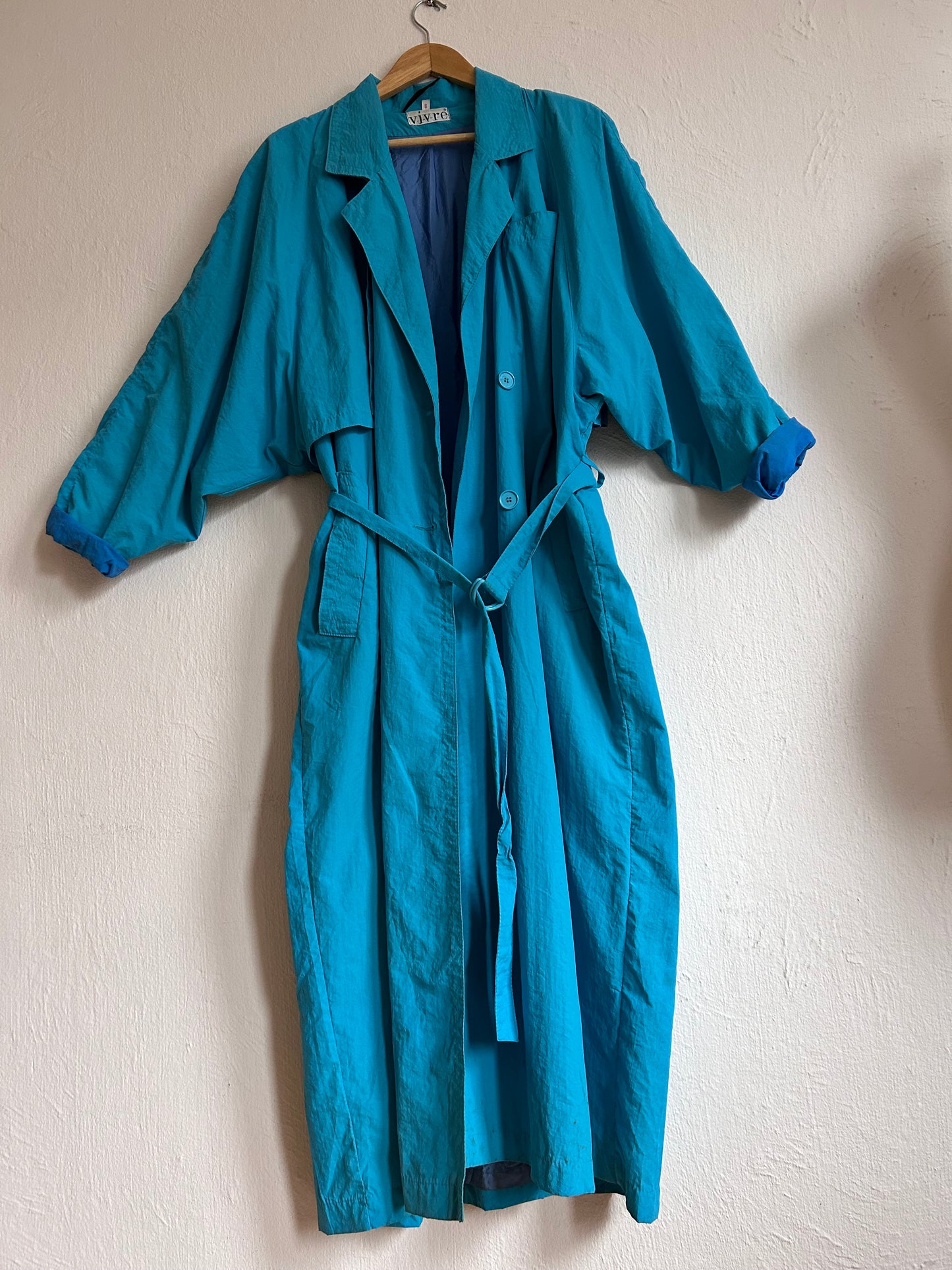 90s Vintage maxi trench coat