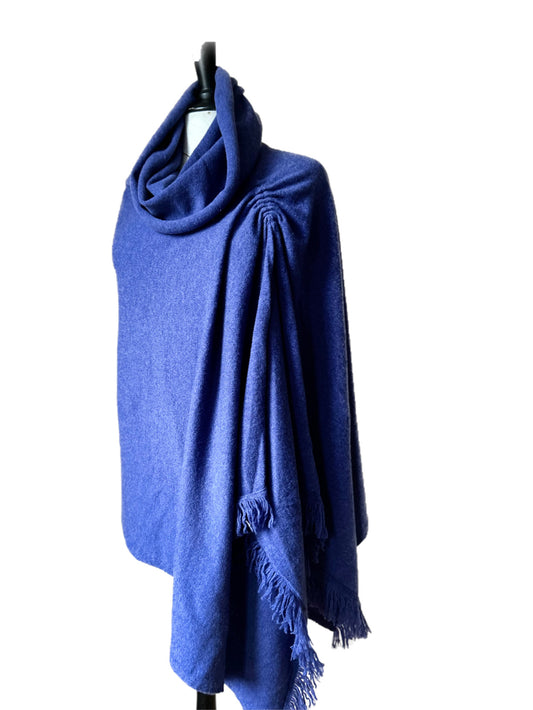 Cashmere poncho