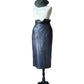 80s Maxi leather skirt (M/L)