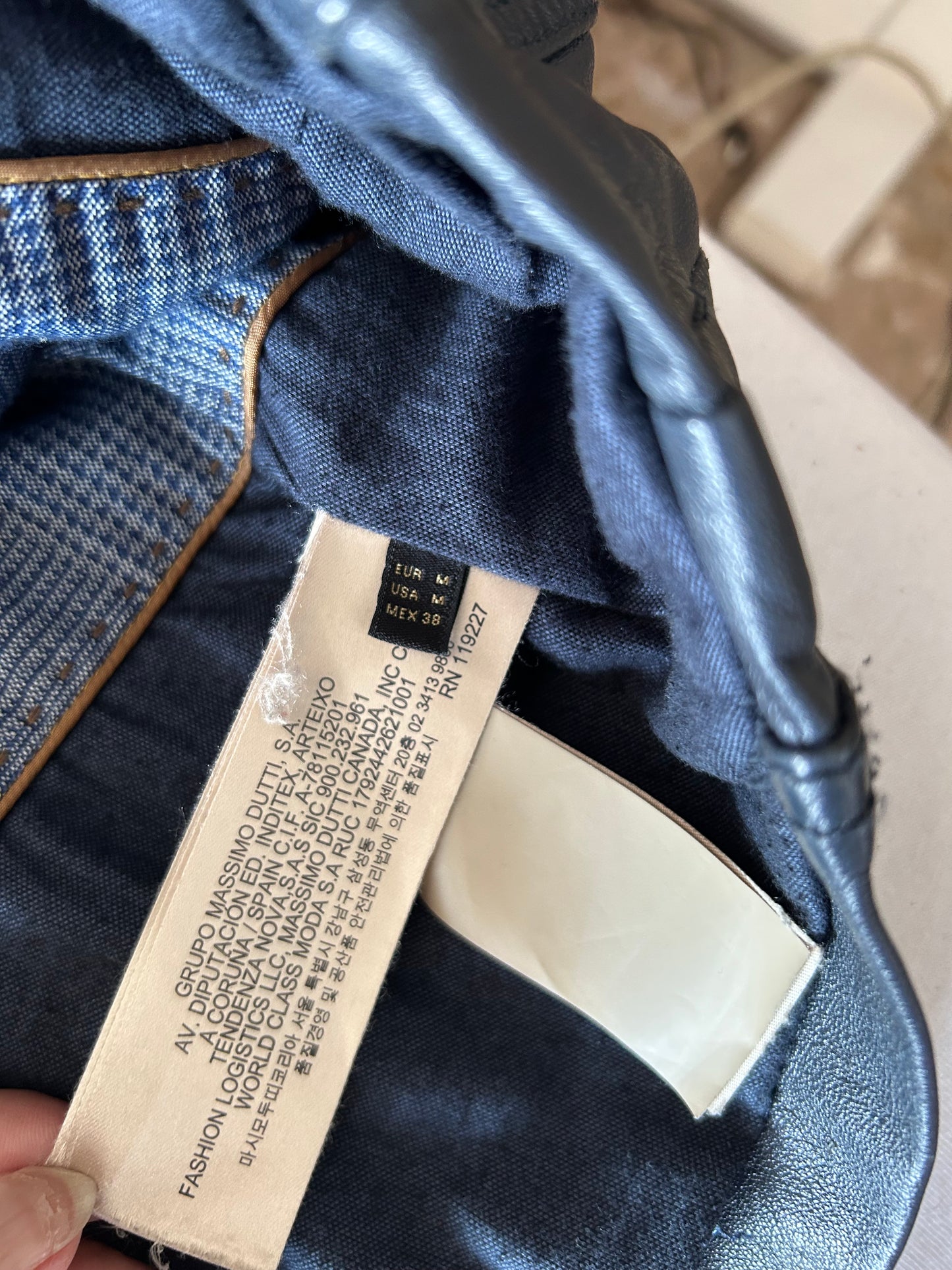 Massimo Dutti Leather jacket (Men-M)