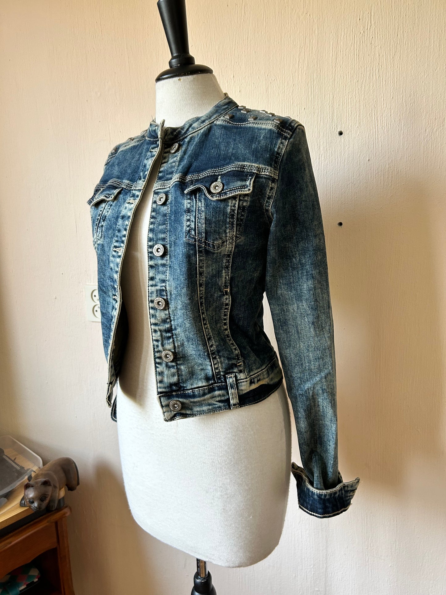 Vintage denim jacket xs