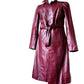 Naf Naf leather trench coat