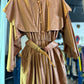 80s Copper Cape Jumpsuit
