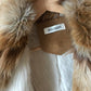 Balmain faux fur coat