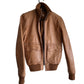 70s vintage leather bomber