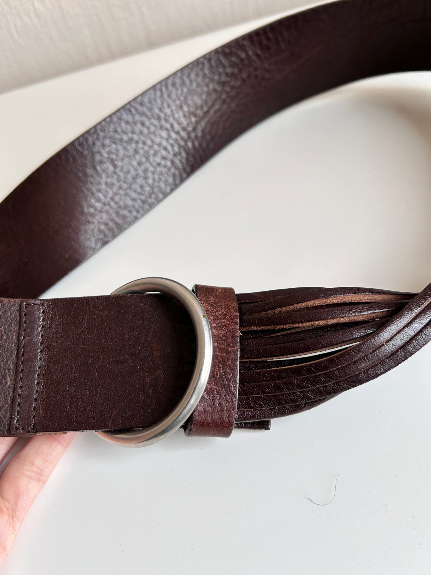 Vintage leather belt