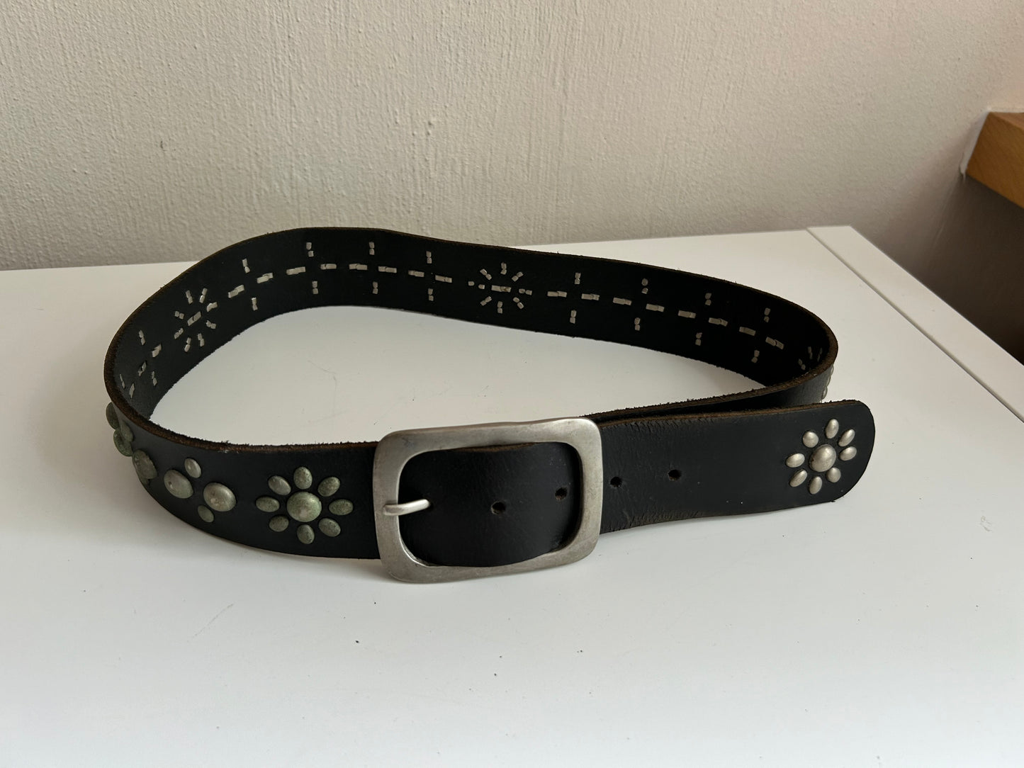 Vintage leather belt