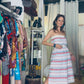 Vintage strapless dress