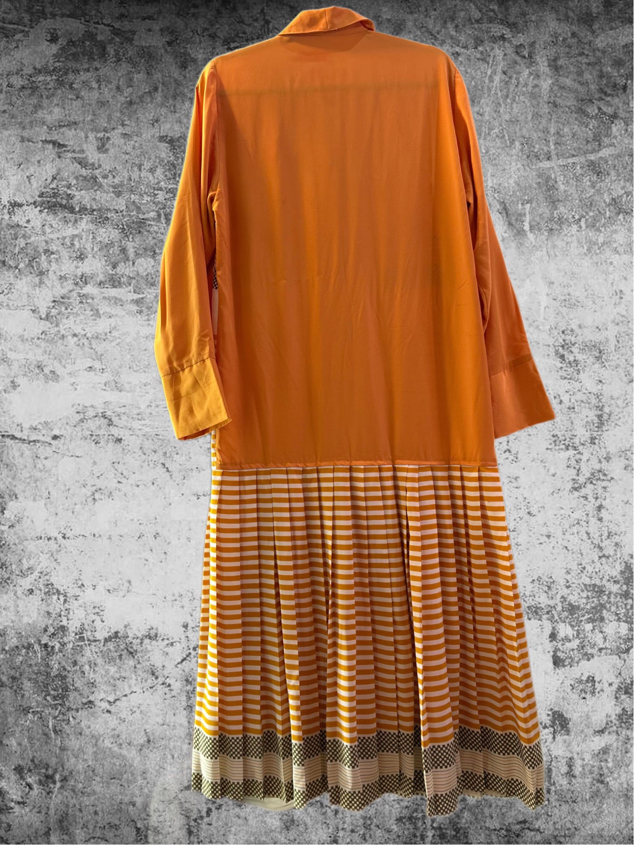 80s Vintage pleated dress