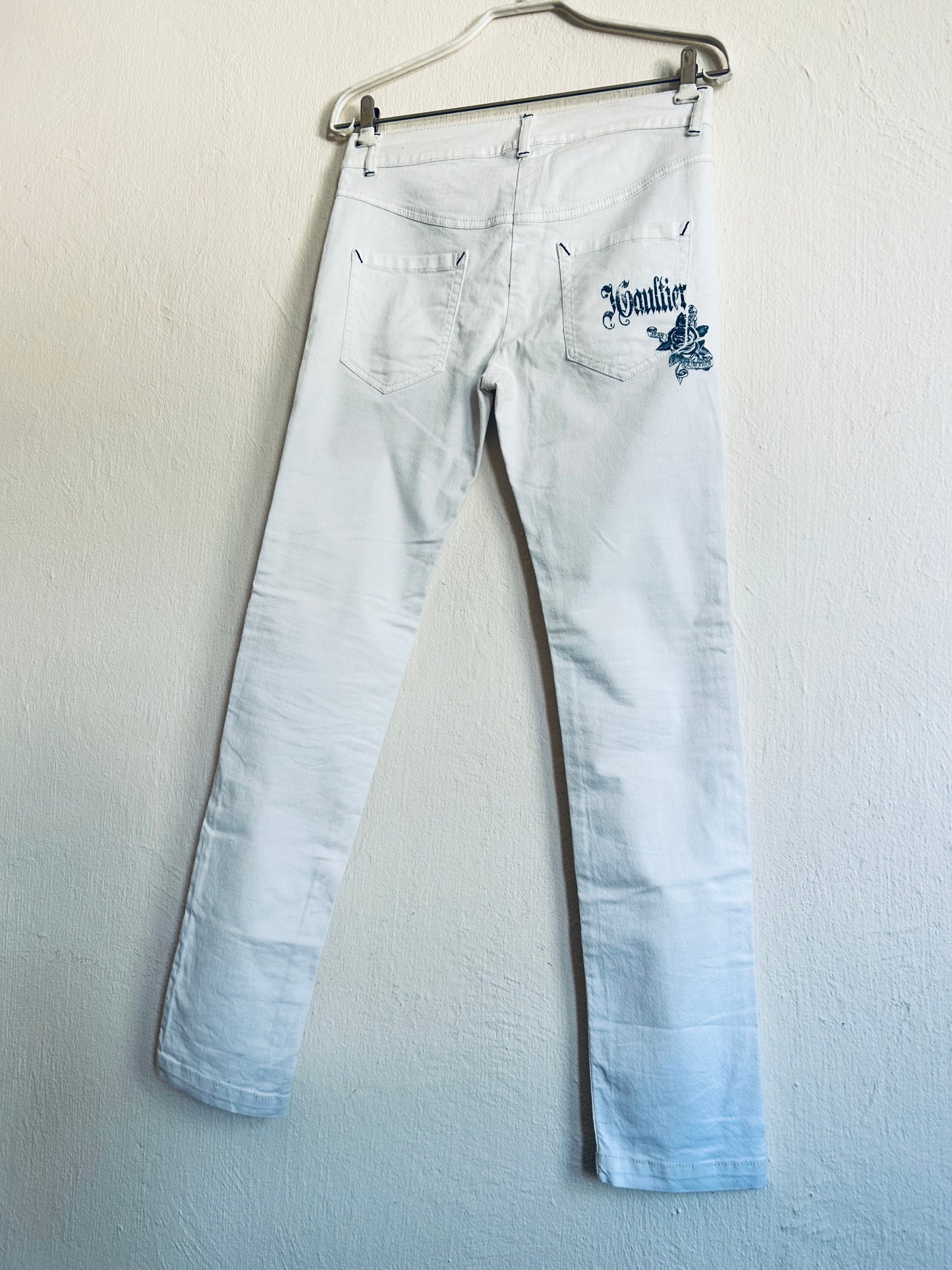 Jea Paul Gaultier white jeans