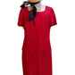 Vintage maxi linen dress (42)