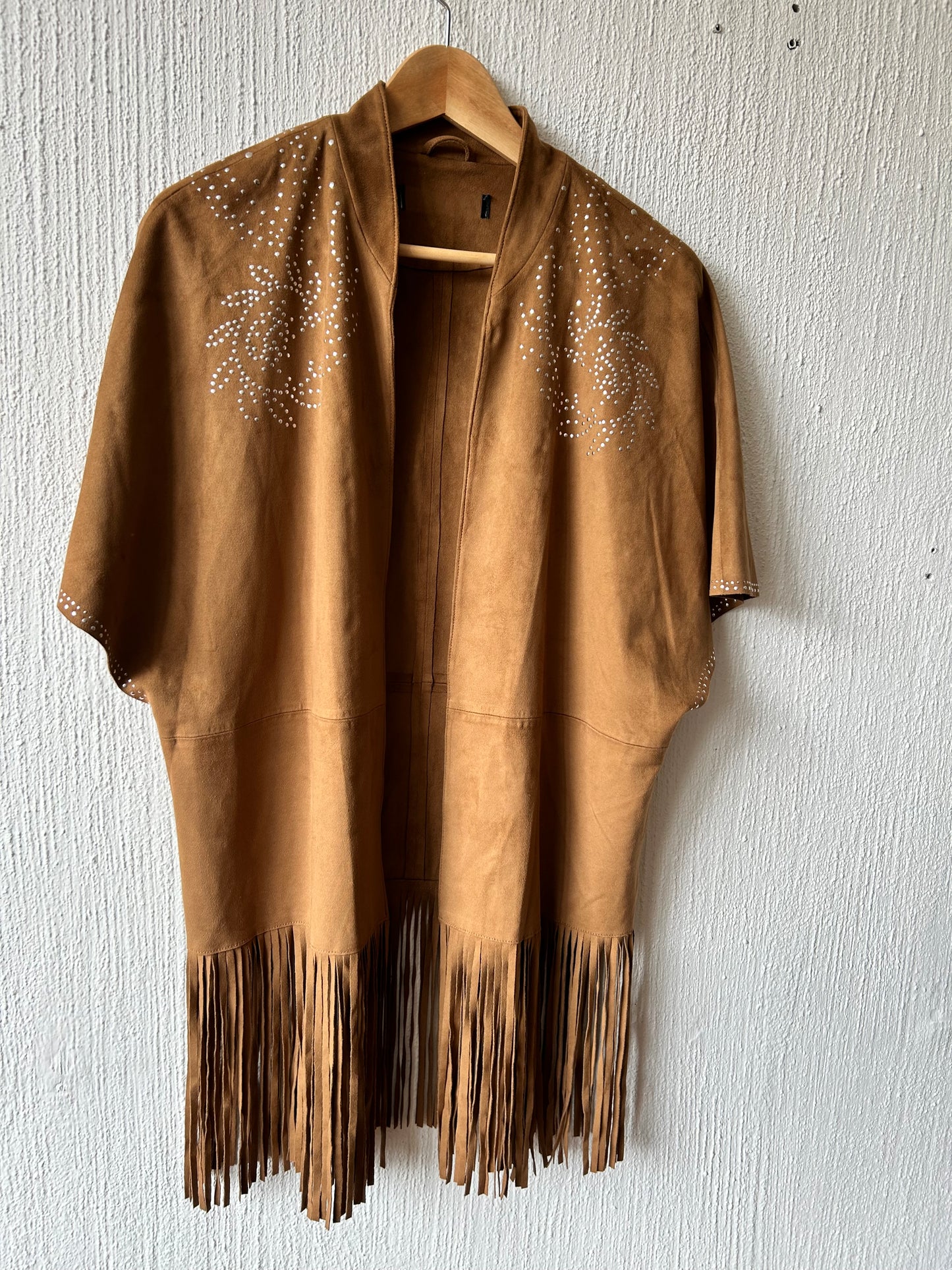 Fringe kimono