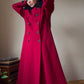 Cashmere wool blend maxi coat