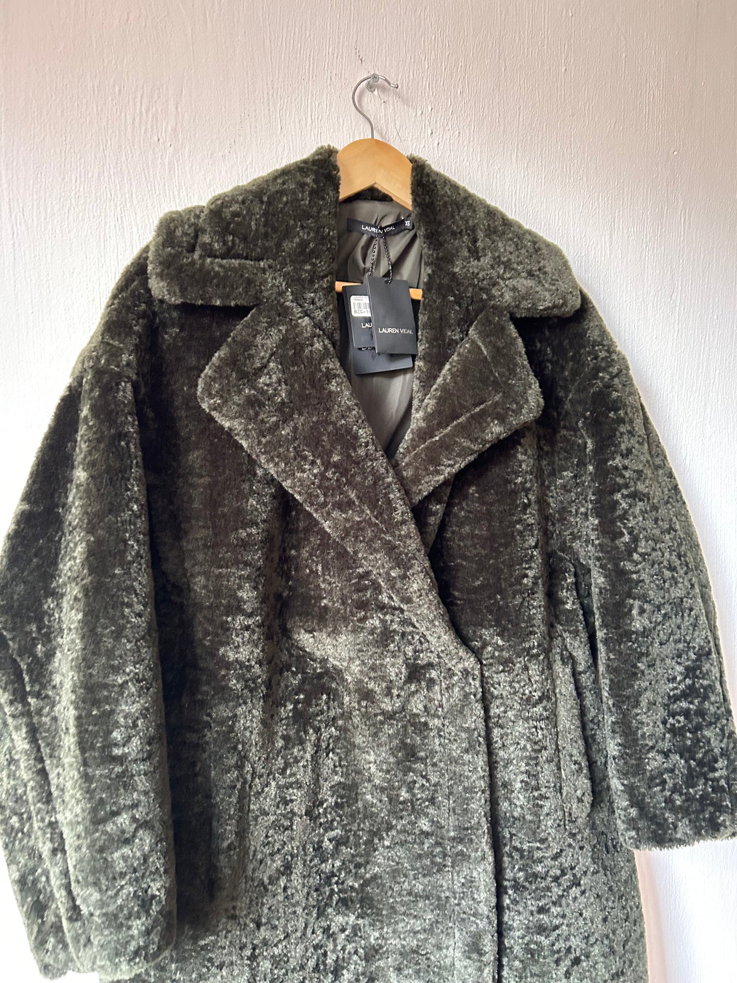 Lauren Vidal teddy coat